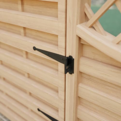 Renovators Supply Black Wrought Iron Hinges 4-Pack