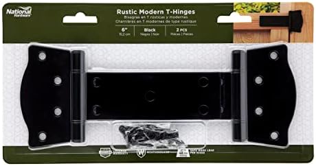 Rustic Black Gate Hinges for Home Outdoor Use