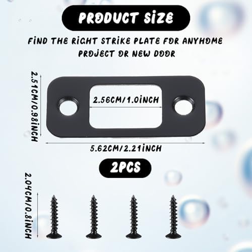 Perfect Fit Door Strike Plate Set
