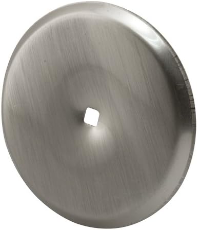 Prime-Line U 10420 Cabinet Knob Backplate Satin Nickel Pack of 2