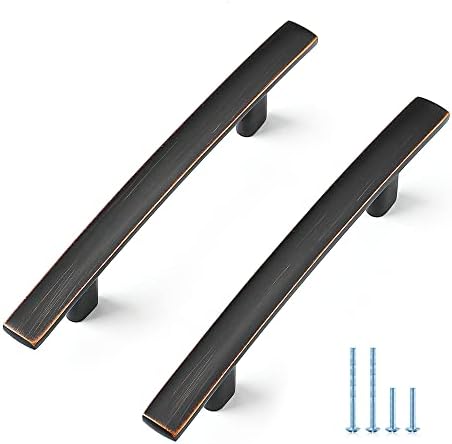 Ravinte 25-Piece Curved Cabinet Handles Oil-Rubbed Bronze