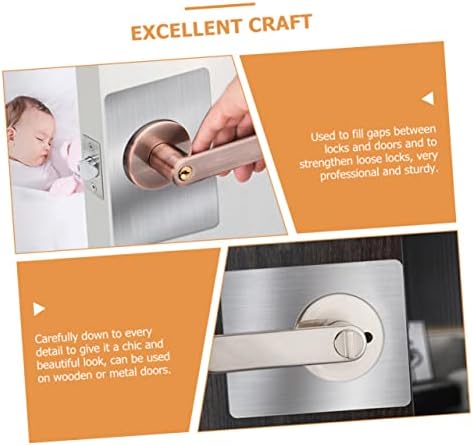 Sturdy Stylish 6-Piece Stainless Steel Door Reinforcement Kit