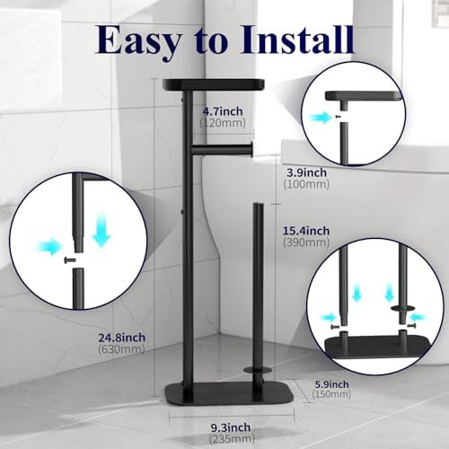 Kitsure Double-Stack Toilet Paper Holder