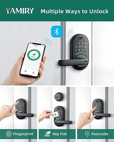 YiRay Smart Door Lock with Keypad - Keyless Entry for Front Door