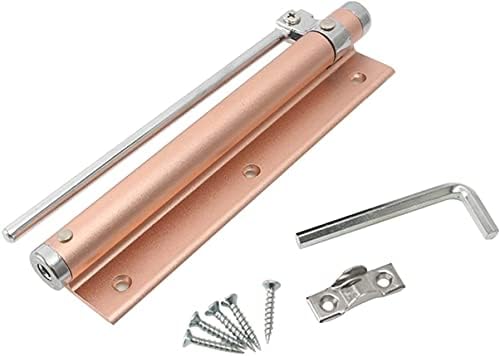 Sturdy Durable Spring Door Closer Pink Aluminum Alloy Automatic Home Elevator Door Closer Easy Install Low Noise