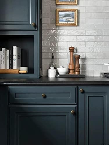 10-Piece Antique Brass Knobs - Uniquely Inspired by Pumpkins Durable and Versatile for Kitchen Bathroom and Closet