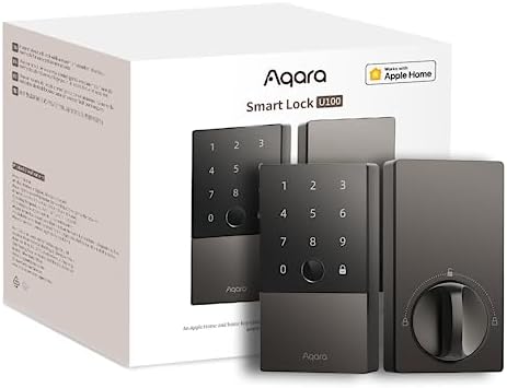 Aqara Smart Lock U100 Secure Easy Door Entry with Apple Home Fingerprint Mechanical Key Options
