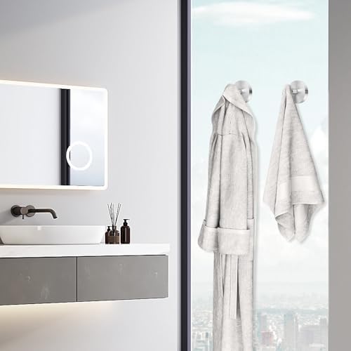 No-Drill Suction Cup Hooks for Bathroom Storage