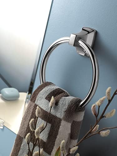 Stylish Modern 625-Inch Chrome Towel Ring