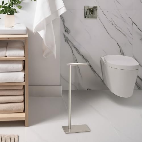 Elegant Free-Standing Toilet Paper Holder