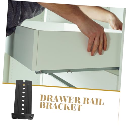 SEWOART Drawer Track Back Plate Set Heavy Duty Brackets for Drawer Rails and Guides