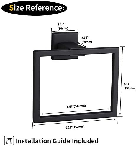 GERZWY Modern Rust-Resistant Towel Holder
