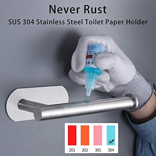 Fastest Toilet Paper Holder with 3M Tape No Drilling Required