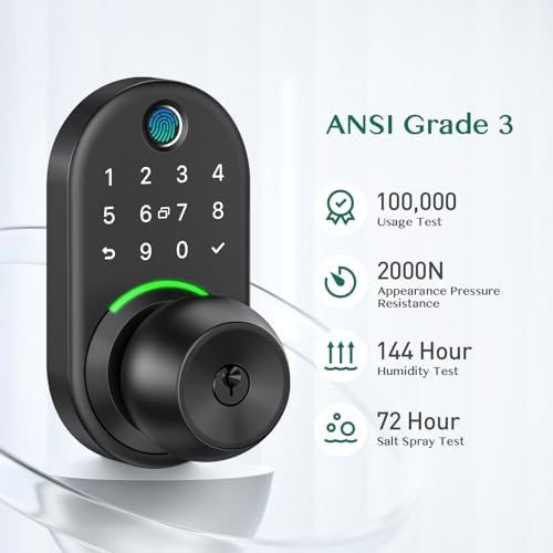 Yamiry Smart Door Lock with Knob