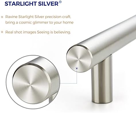 Ravinte 30-Piece 5-inch Cabinet_pulls Brushed_Nickel Stainless_Steel - 365-Day Evaluation Promise