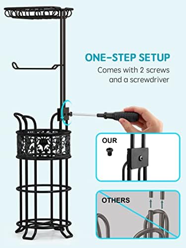 Jumbo Toilet Paper Holder Dispenser