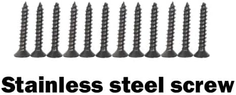 QCAA Heavy Duty Adjustable Spring Hinge 2 Pack - Black Door Hardware for Home Improvement