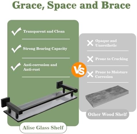 Alise Small Bathroom Wall Shelf