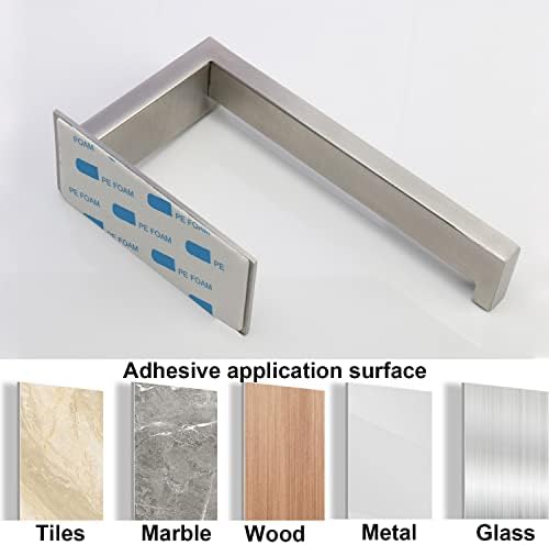 Rust-Resistant Stainless Steel Toiletpaper Holder Easy to Install