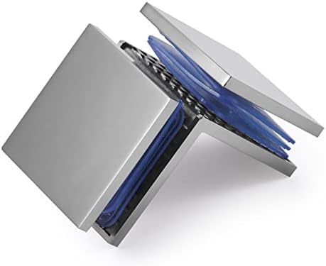 Ranbo Square 304 Stainless Steel Glass Clamp 8mm Thickness