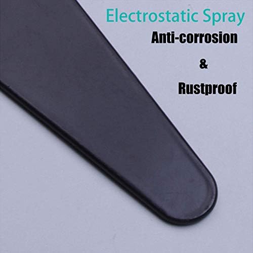 HOMOptimo Rust-Resistant Wrought Iron Hinges for Barns Fences and More
