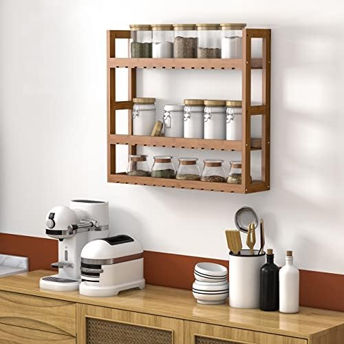 Domax Bamboo Bathroom Shelf - 3-Tier Storage Solution with Adjustable Design and Professional Finish