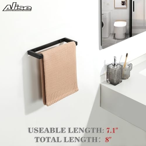 Sturdy 4-Sided Wall-Mounted Towel Holder 8 Inch stainless steel