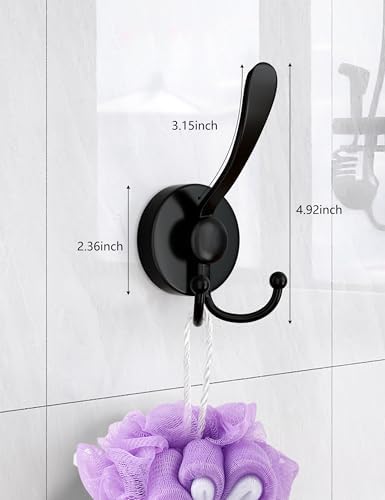 Stylish 2-Piece Suction Cup Hooks