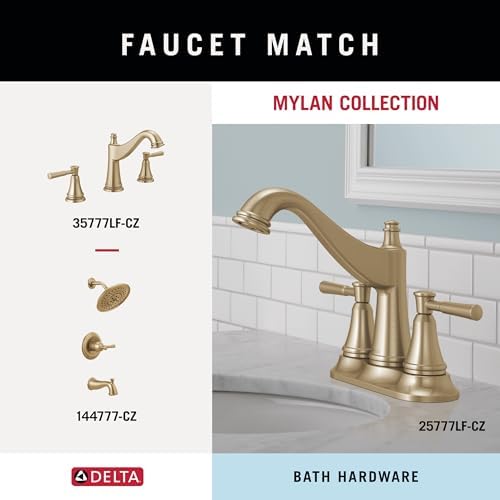 Delta Mylan Premium 4-Pack Bathroom Set 18 Towel Bar Champagne Bronze