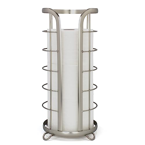 Brookstone Nickel Toilet Paper Holder Elevate Your Bathroom Storage