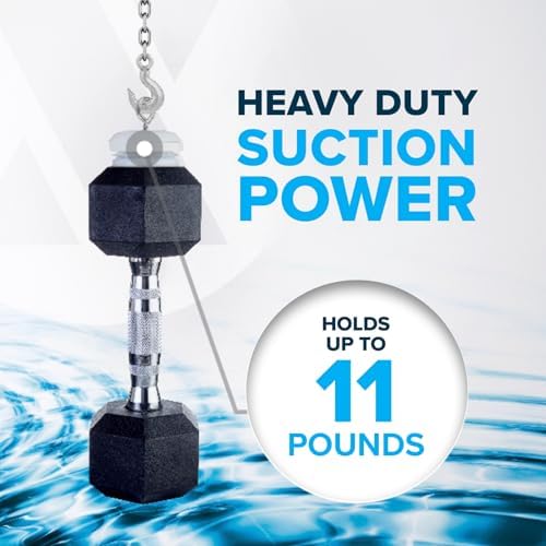 SlipX Solutions On the Dot Suction Cup Hook - Perfect for Showers Mirrors Holds up to 11 lbs