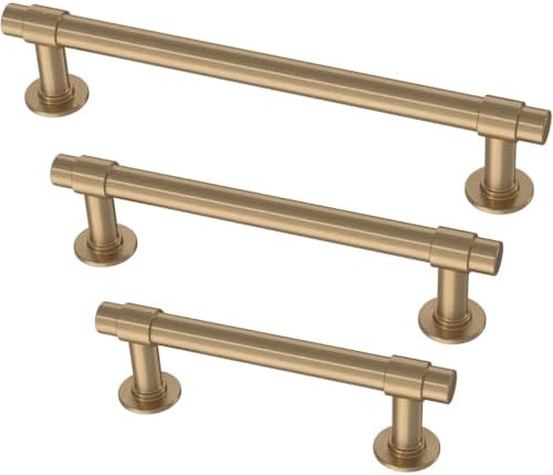 Franklin Brass Straight Bar Cabinet Pulls 5-116in 10Pack Bronze P29618Z-CZ-B