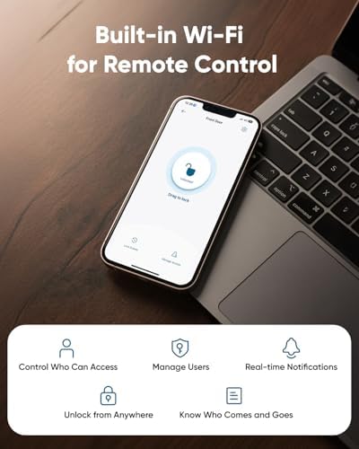 Eufy Security Smart Lock C30 - Keyless Entry Door Lock with Built-in WiFi Deadbolt
