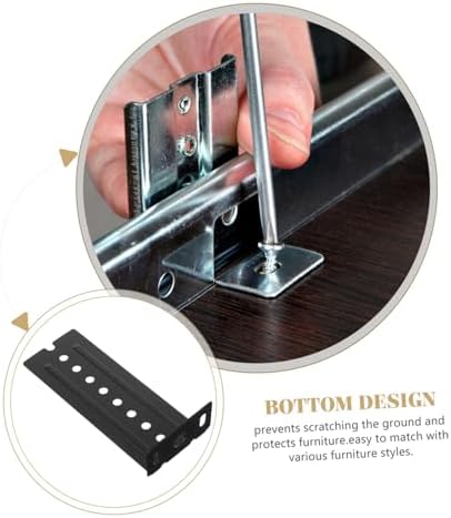 Rear Mount Drawer Track Tracker for Drawer Slides Angoily