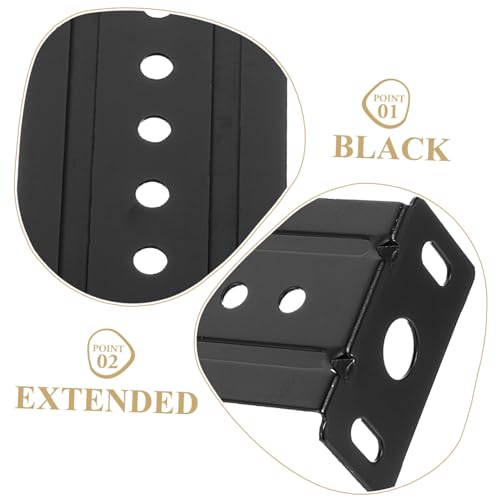 SEWOART Drawer Track Back Plate Set Heavy Duty Brackets for Drawer Rails and Guides
