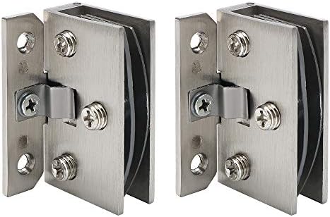 Sturdy 2-Piece Glass Door Hinges for Alise Catalog