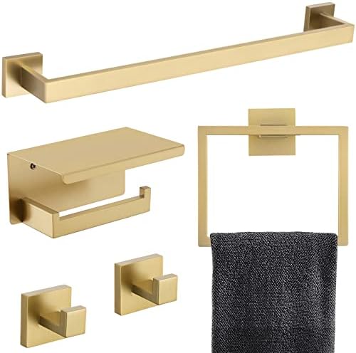 TNOMS 5-Piece Bathroom Hardware Set