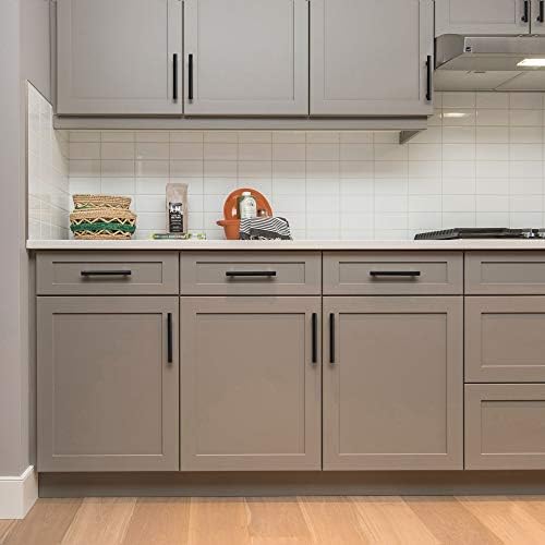Stainless Steel 30-Pack 5-Inch Cabinet Pulls Matte Black Finish