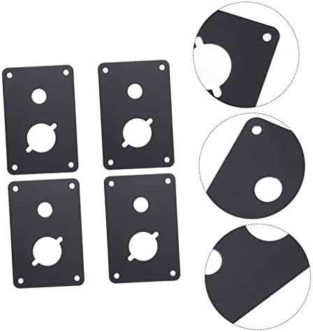Instant Speaker Fix - 4-Piece Hinge Repair Plate Set for Home _audio Systems
