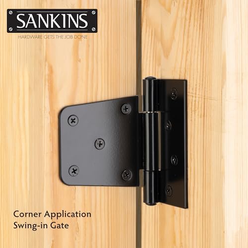 Rust-Resistant Heavy Duty Gate Hinges by SANKINS