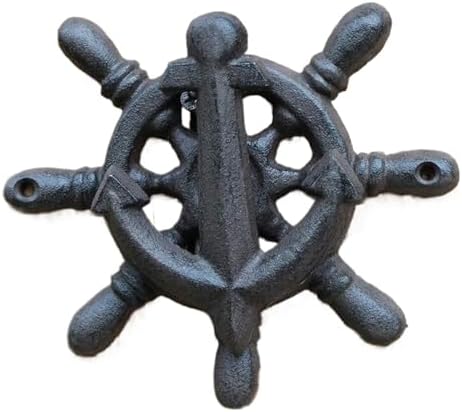 100 Vintage Metal Boat Steering Wheel Door Knocker with Handle for Country Homes