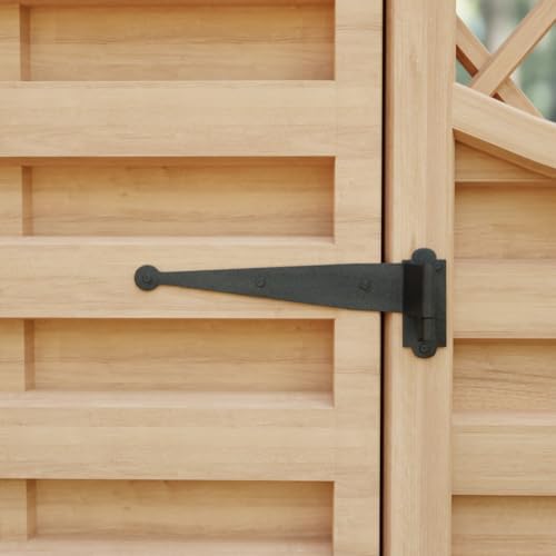 Renovators Supply Black Wrought Iron Hinges 4-Pack