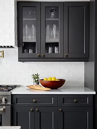 10-Piece Antique Brass Knobs - Uniquely Inspired by Pumpkins Durable and Versatile for Kitchen Bathroom and Closet