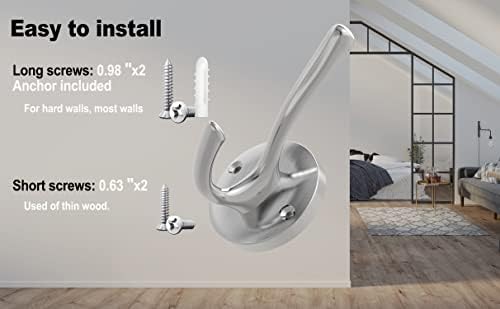 Versatile Wall Hook for Bathroom Closet