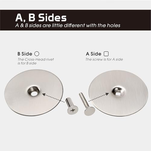 Durable Door Knob Cover with Satin Nickel Finish
