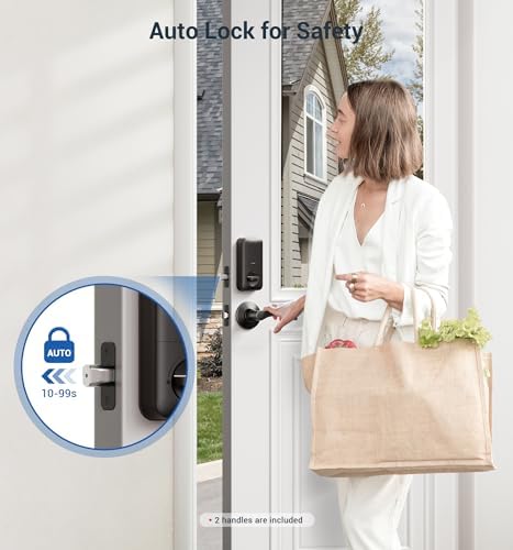 Veise Door Lock with Fingerprint Keyless Entry