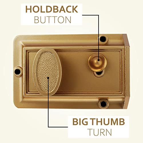 Secure Your Home with the Heavy Duty Night Latch Door Lock from Nu-Set