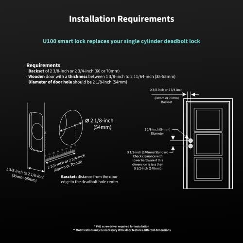 Aqara Smart Lock U100 Secure Easy Door Entry with Apple Home Fingerprint Mechanical Key Options