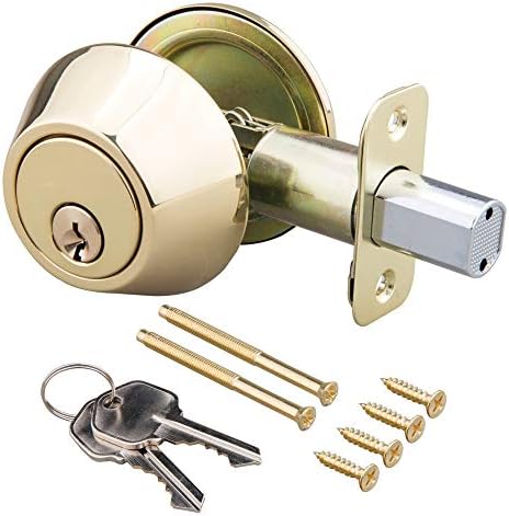 EZ-FLO 57865 Single Cylinder Deadbolt Lockset
