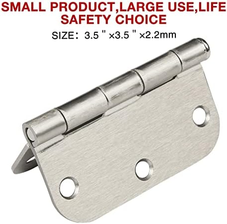 30-Piece Round Door Hinges